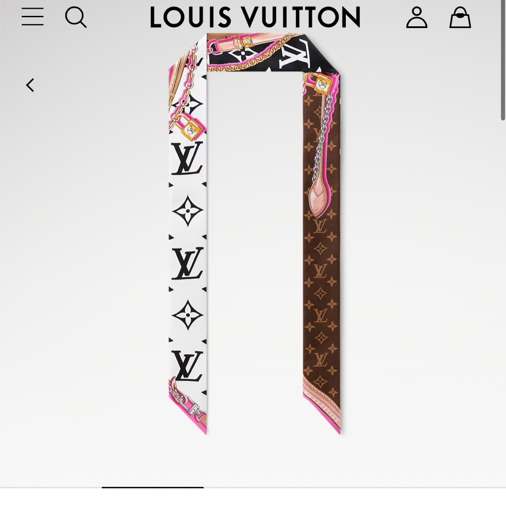 Louis Vuitton tie scarf